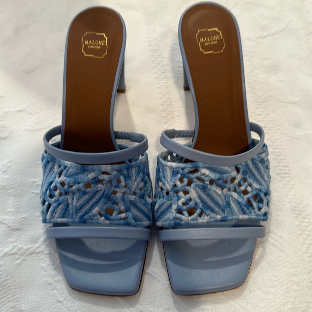 Malone Souliers shoes. Light blue